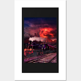 Red Train Posters and Art